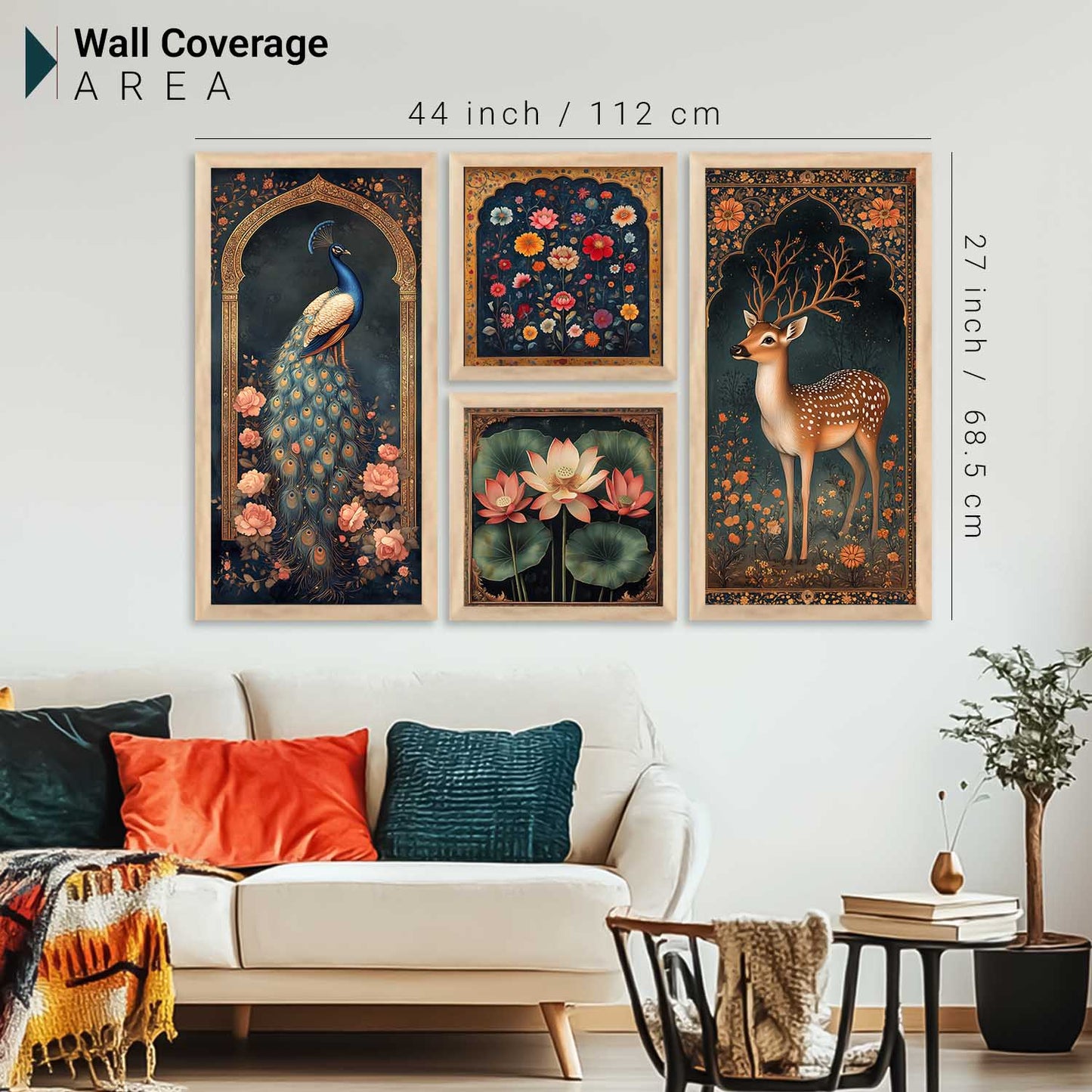 kotart Traditional Art Wall Painting Home Decoration With Frame For Living Room Hotel Wall painting