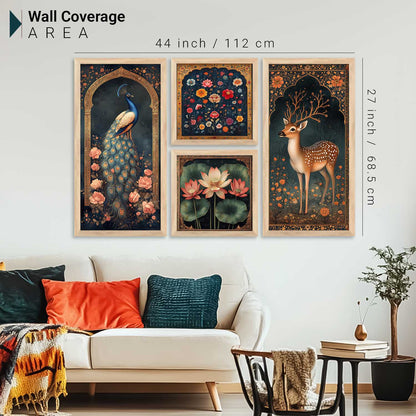 kotart Traditional Art Wall Painting Home Decoration With Frame For Living Room Hotel Wall painting