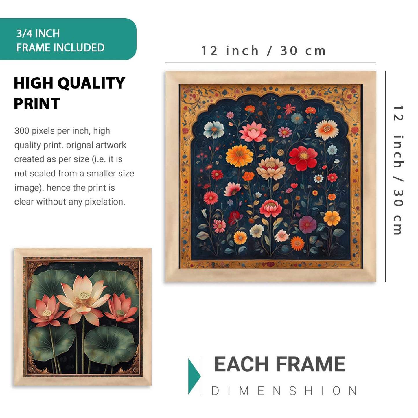 kotart Traditional Art Wall Painting Home Decoration With Frame For Living Room Hotel Wall painting