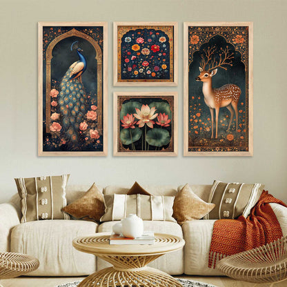 kotart Traditional Art Wall Painting Home Decoration With Frame For Living Room Hotel Wall painting