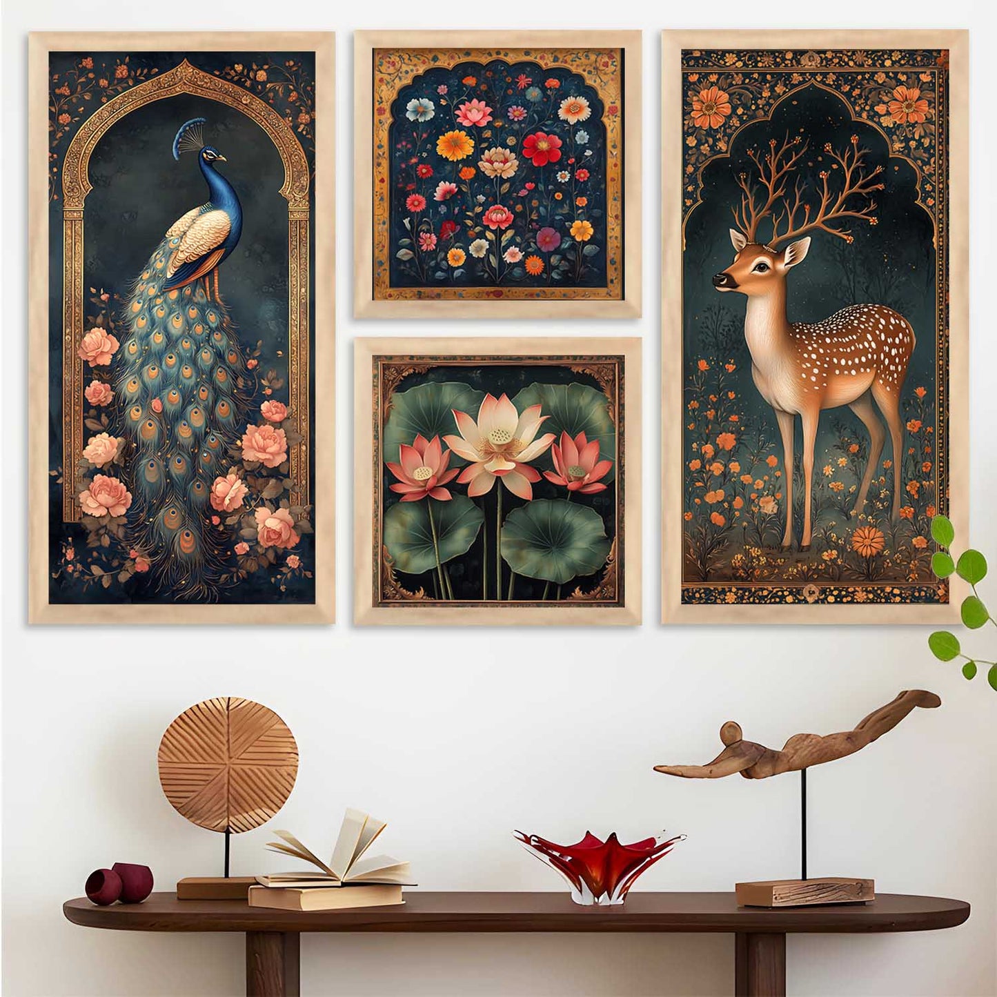 kotart Traditional Art Wall Painting Home Decoration With Frame For Living Room Hotel Wall painting