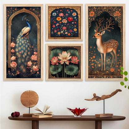 kotart Traditional Art Wall Painting Home Decoration With Frame For Living Room Hotel Wall painting