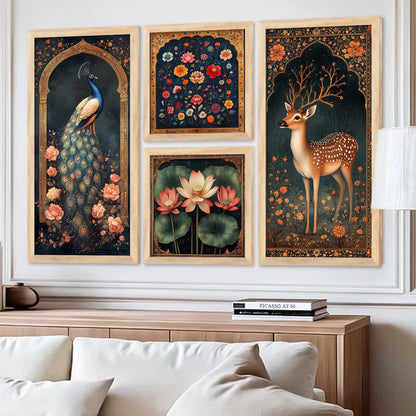 kotart Traditional Art Wall Painting Home Decoration With Frame For Living Room Hotel Wall painting