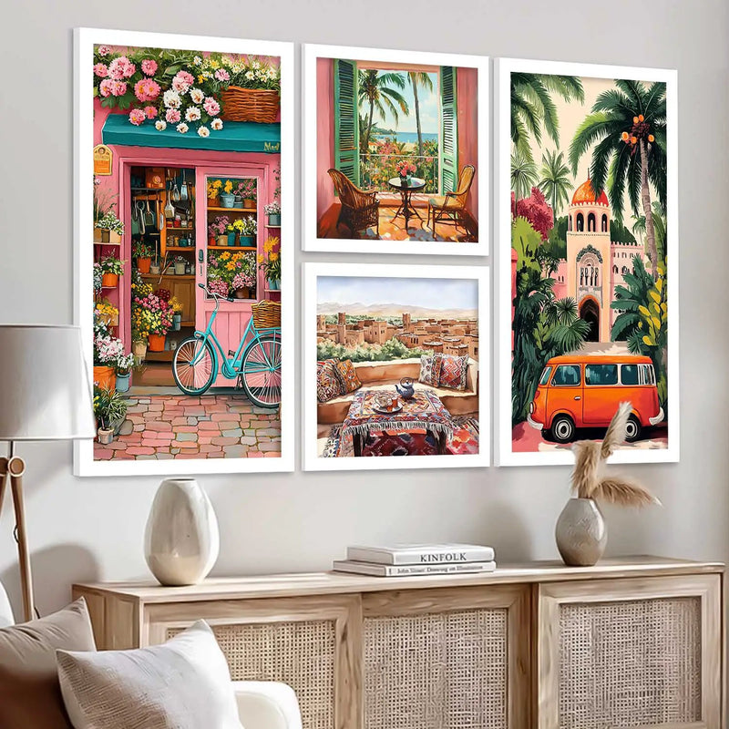 kotart Modern Big Size Art Home Decoration Painting  Paintings With Frame For Living Room Bed Room Hotel Wall Decor