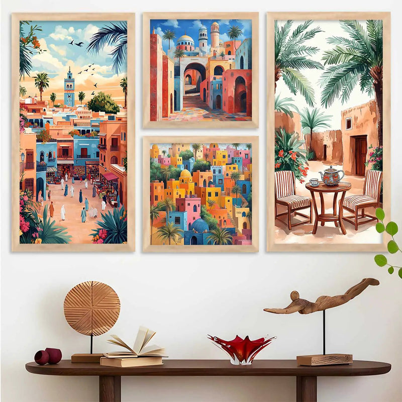 kotart Decorative Modern Big Size Wall Art Home Dacor Abstract Painting poster With Frame For Living Room Bed Room Hotel Wall Painting