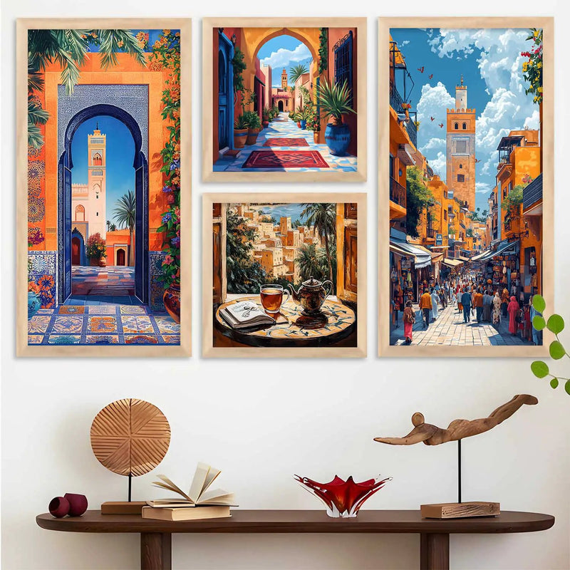 kotart Decorative Modern  Wall Art Print With Frame Abstract Paintings For Living Room  Hotel Wall Decor
