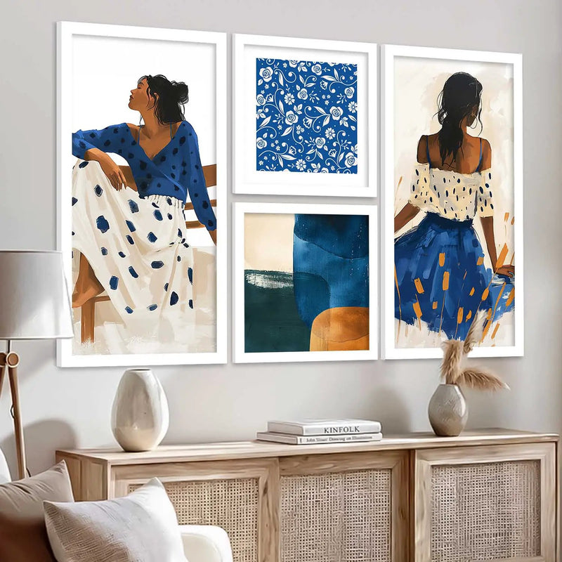 kotart Decorative Modern Big Size Wall Art Home Dacor Abstract Painting poster With Frame For Living Room Bed Room Hotel Wall Decor
