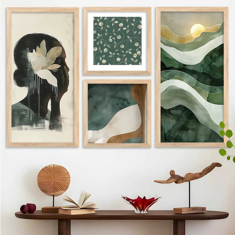 kotart Decorative Modern Big Size Wall Art Print With Frame Abstract Paintings For Living Room Bed Room Hotel painting