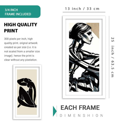kotart Decorative Modern Big Size Wall Art Home Dacor Abstract Painting poster With Frame For Living Room Bed Room Hotel Wall Decor