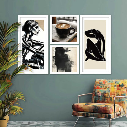 kotart Decorative Modern Big Size Wall Art Home Dacor Abstract Painting poster With Frame For Living Room Bed Room Hotel Wall Decor