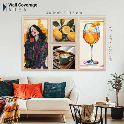 kotart Home Dacor Abstract Painting Decorative Modern Big Size Wall Art poster With Frame For Living Room wall painting