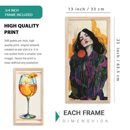 kotart Home Dacor Abstract Painting Decorative Modern Big Size Wall Art poster With Frame For Living Room wall painting