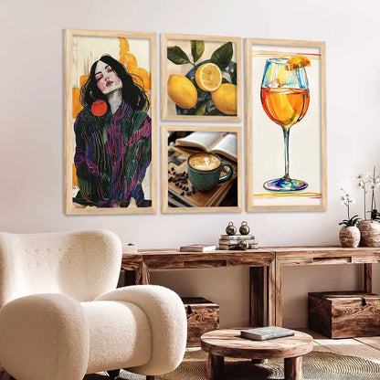 kotart Home Dacor Abstract Painting Decorative Modern Big Size Wall Art poster With Frame For Living Room wall painting