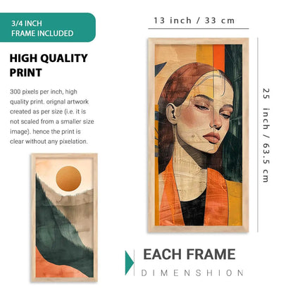 kotart Decorative Modern Big Size Wall Art Home Dacor Abstract Painting poster With Frame For Living Room Bed Room wall painting