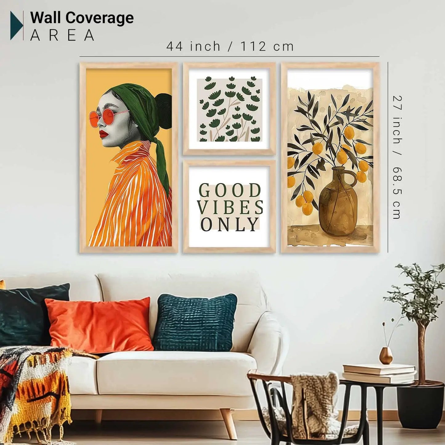 kotart Decorative Modern Wall Art Home Dacor Abstract Painting poster With Frame For Living Room Bed Room Hotel Wall Decor