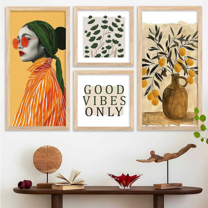 kotart Decorative Modern Wall Art Home Dacor Abstract Painting poster With Frame For Living Room Bed Room Hotel Wall Decor