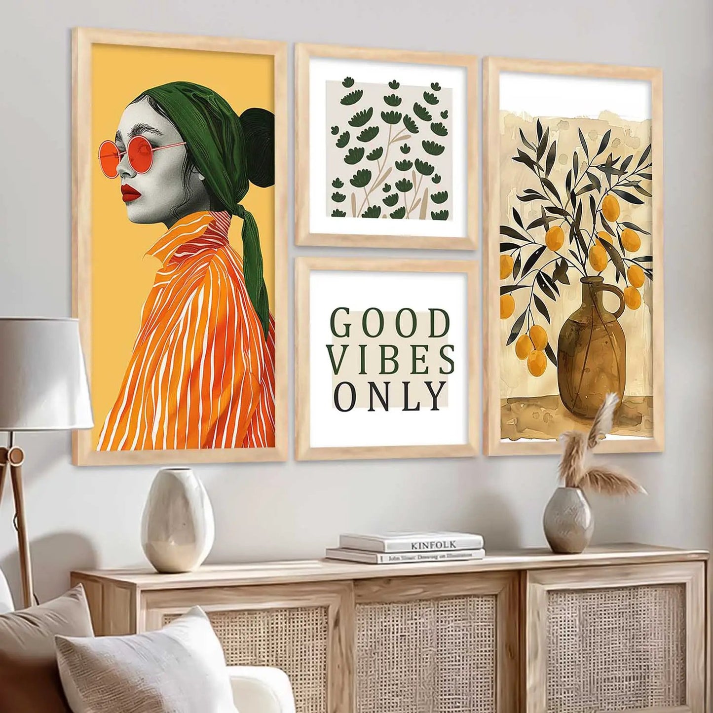 kotart Decorative Modern Wall Art Home Dacor Abstract Painting poster With Frame For Living Room Bed Room Hotel Wall Decor