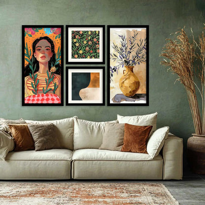 kotart Decorative Modern Big Size Wall Art Home Decor Abstract Painting poster With Frame For Living Room Bed Room Hotel Wall Decor