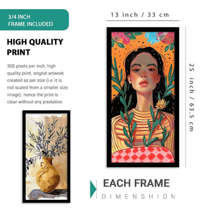 kotart Decorative Modern Big Size Wall Art Home Decor Abstract Painting poster With Frame For Living Room Bed Room Hotel Wall Decor