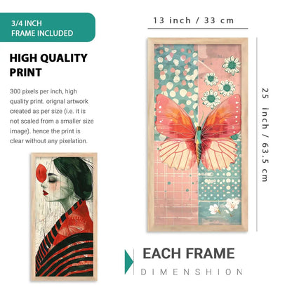 kotart Decorative Modern Wall Art Print With Frame Abstract Paintings For Living Room Bed Room Hotel Wall Decor