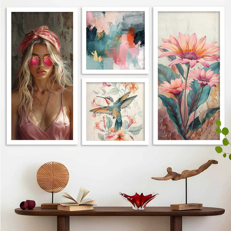 kotart Decorative Modern Big Size Wall Art Home Dacor Abstract Painting poster With Frame For Living Room Bed Room Hotel Wall Decor