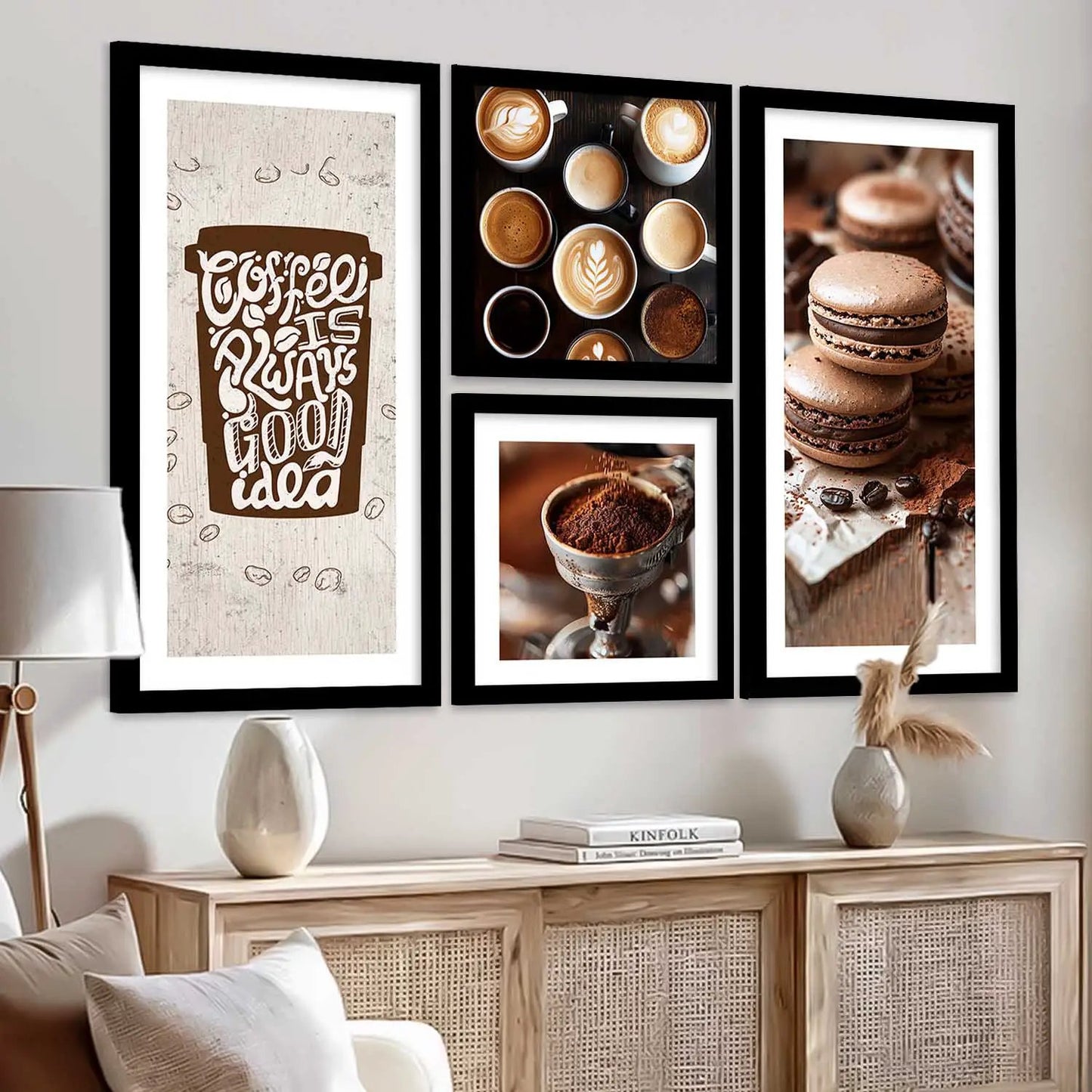 kotart Decorative Modern Big Size Wall Art Home Decor Abstract Painting poster With Frame For Living Room Bed Room Hotel Wall Decor