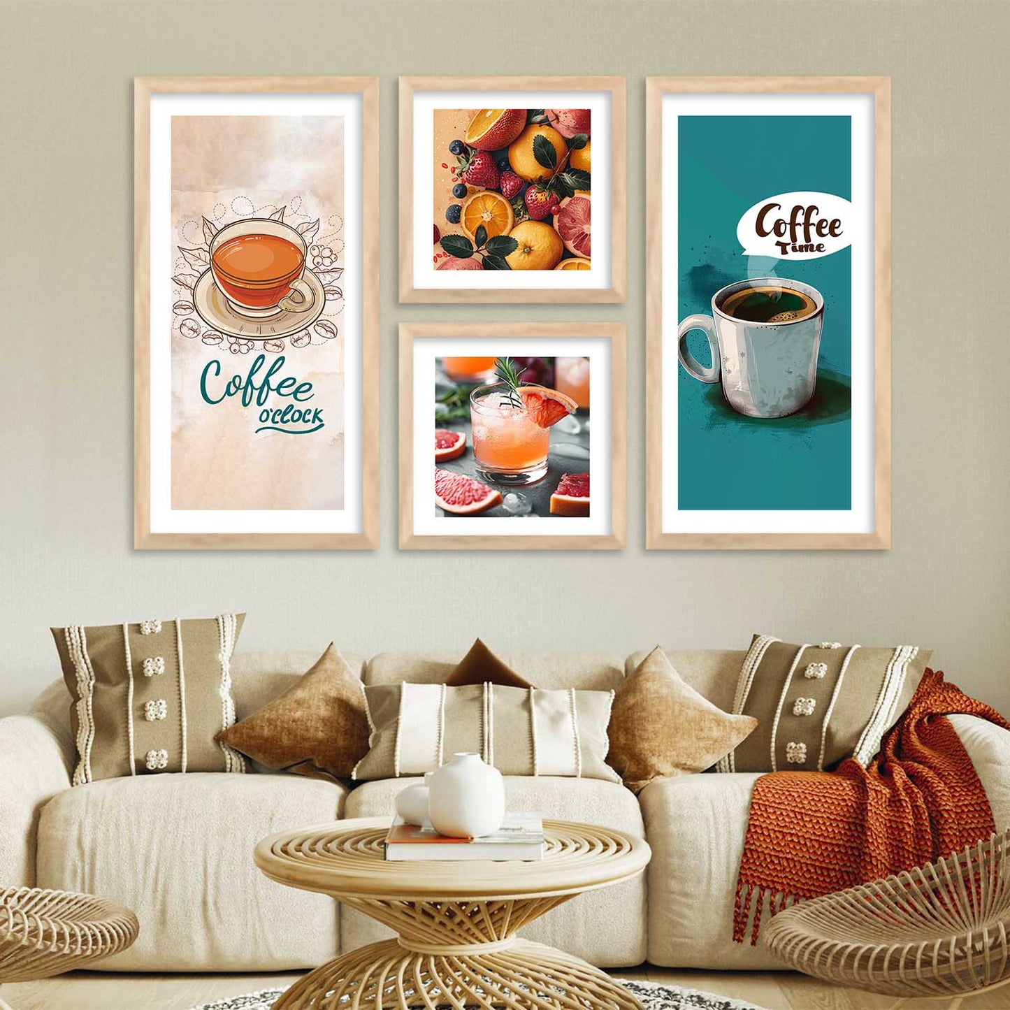 kotart Modern Art Home Decoration Painting Cafe Paintings With Frame For Living Room Bed Room Hotel Wall Painting