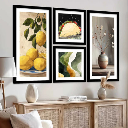 kotart Decorative Modern Big Size Wall Art Home Decor Abstract Painting poster With Frame For Living Room Bed Room Hotel Wall Decor