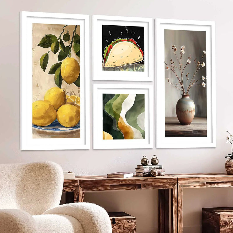 kotart Decorative Modern Big Size Wall Art Home Dacor Abstract Painting poster With Frame For Living Room Bed Room Hotel Wall Decor