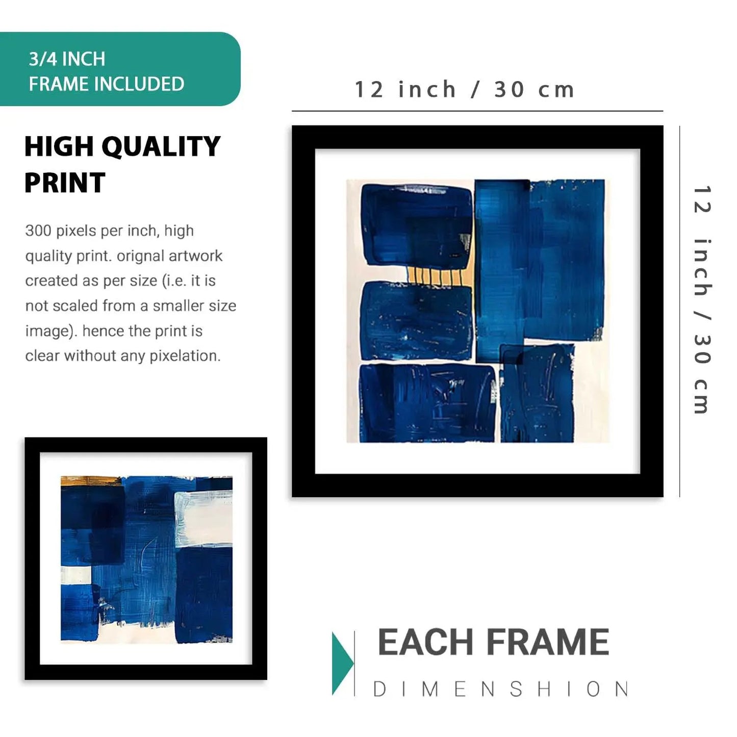 kotart Modern Big Size Art Home Decoration Painting Abstract Paintings With Frame For Living Room Bed Room Hotel Wall Décor