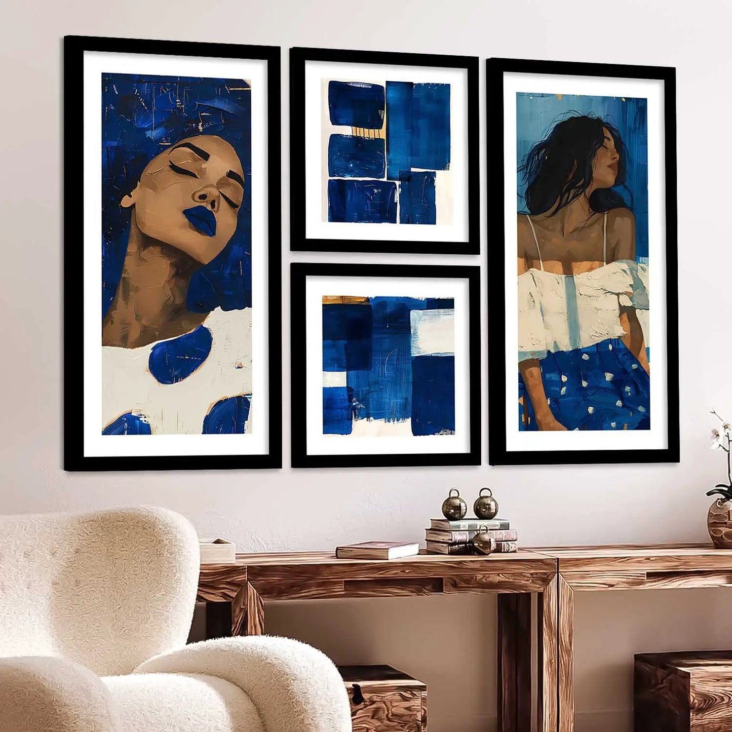 kotart Modern Big Size Art Home Decoration Painting Abstract Paintings With Frame For Living Room Bed Room Hotel Wall Décor