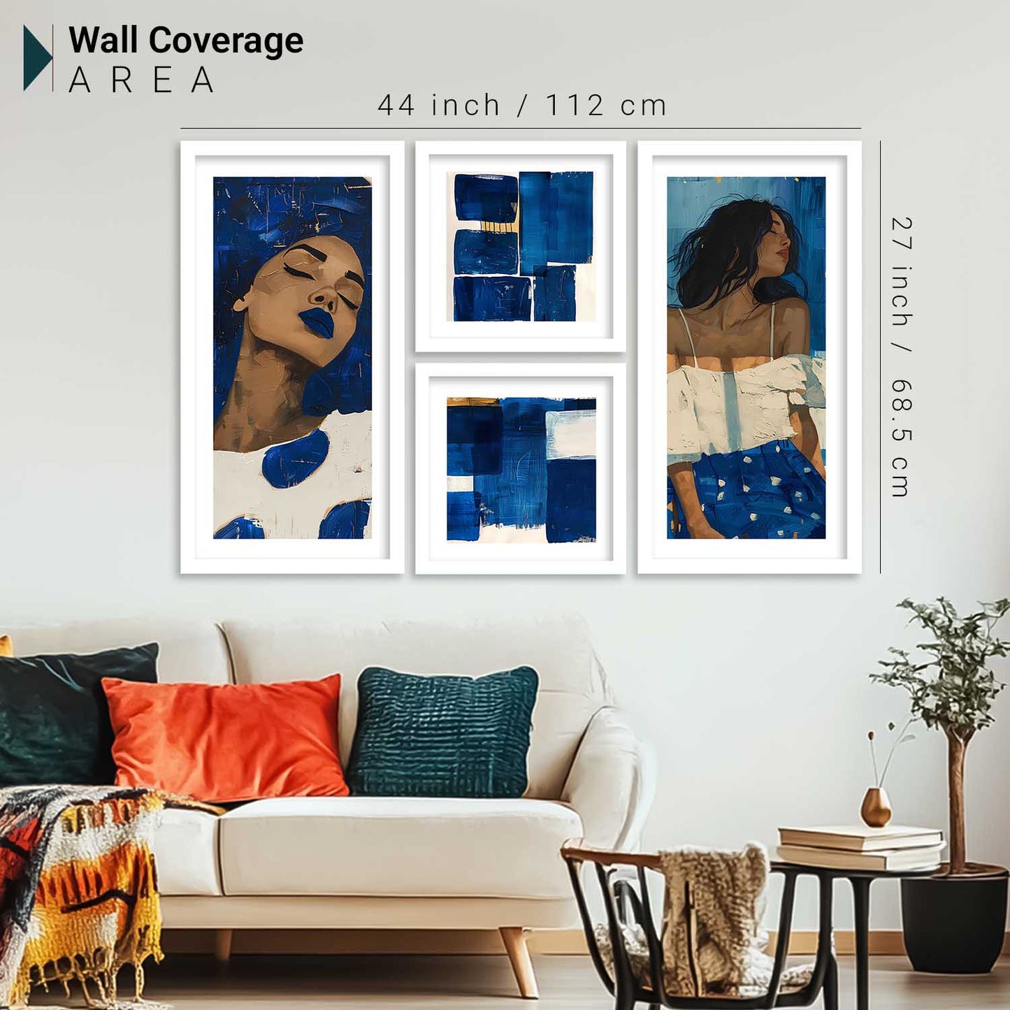 kotart Modern Big Size Wall Art Home Dacor Abstract  Decorative Painting poster With Frame For Living Room Bed Room Hotel Wall Decor