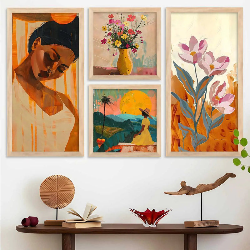 kotart Decorative Modern Wall Art Print With Frame Abstract Paintings For Living Room wall painting