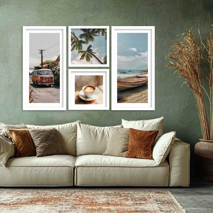 kotart Home Dacor Travel Painting Decorative Modern Big Size Wall Art poster With Frame For Living Room Bed Room Hotel Wall Decor