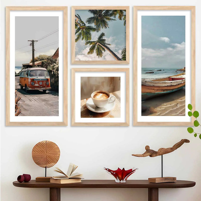 kotart Decorative Modern Wall Art Home Dacor travel Painting poster With Frame For Living Room Bed Room Hotel Wall Decor
