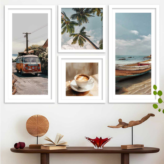 kotart Home Dacor Travel Painting Decorative Modern Big Size Wall Art poster With Frame For Living Room Bed Room Hotel Wall Decor