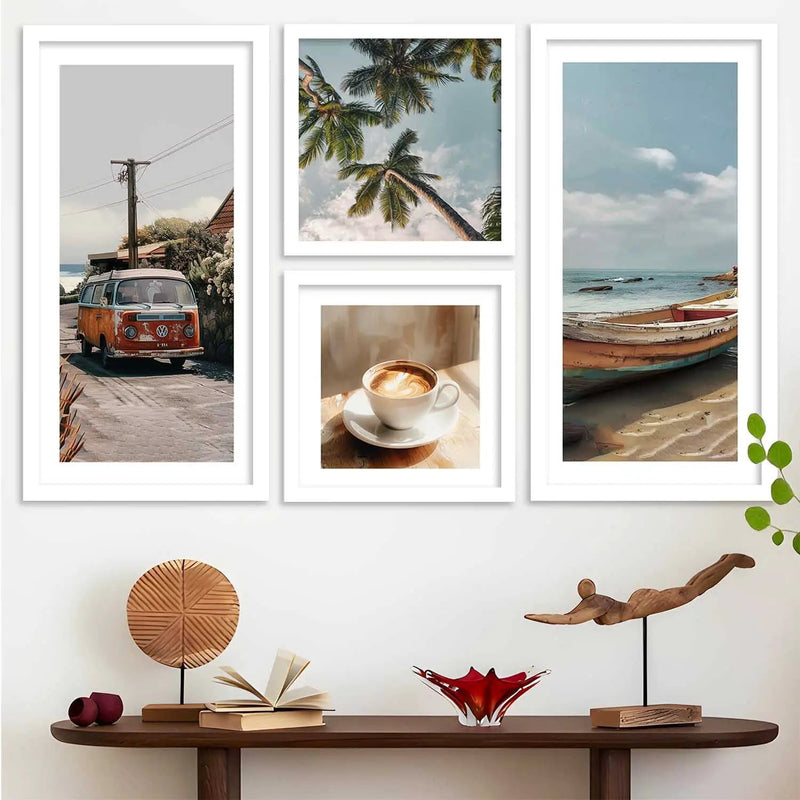 kotart Home Dacor Travel Painting Decorative Modern Big Size Wall Art poster With Frame For Living Room Bed Room Hotel Wall Decor
