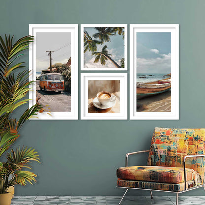 kotart Home Dacor Travel Painting Decorative Modern Big Size Wall Art poster With Frame For Living Room Bed Room Hotel Wall Decor