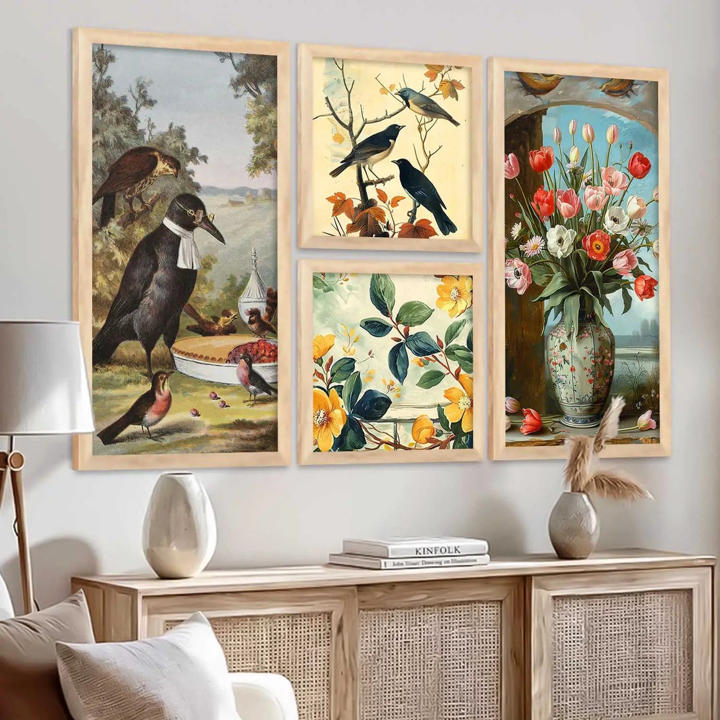 kotart Decorative Modern Wall Art Home Dacor Abstract Painting poster With Frame For Living Room Bed Room Hotel Wall painting