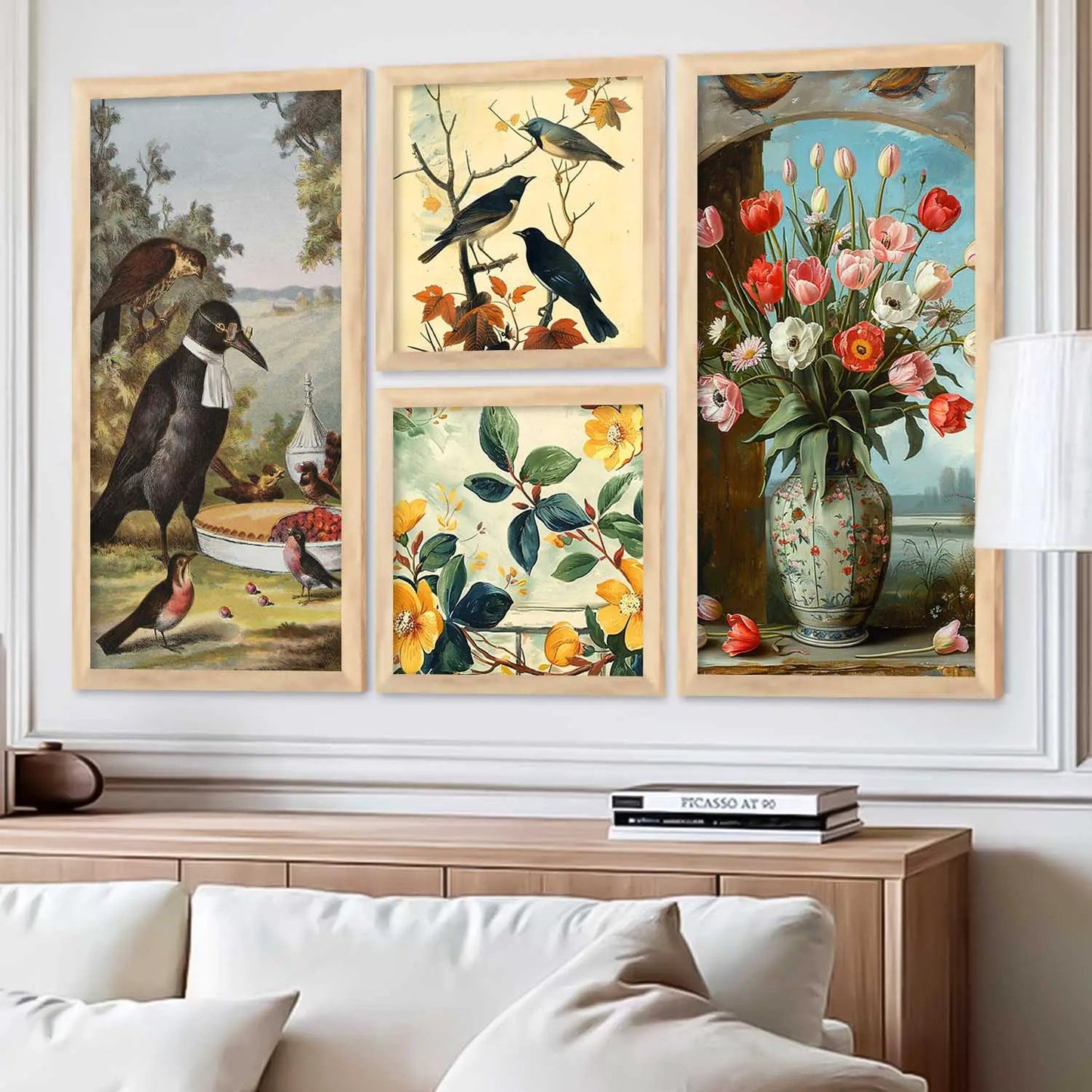 kotart Decorative Modern Wall Art Home Dacor Abstract Painting poster With Frame For Living Room Bed Room Hotel Wall painting