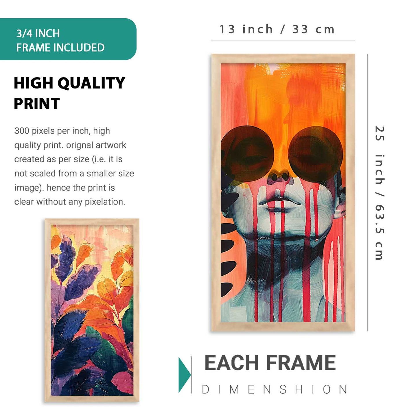 kotart Modern Art Home Decoration Painting Abstract Paintings With Frame For Living Room Bed Room Hotel Wall Decor