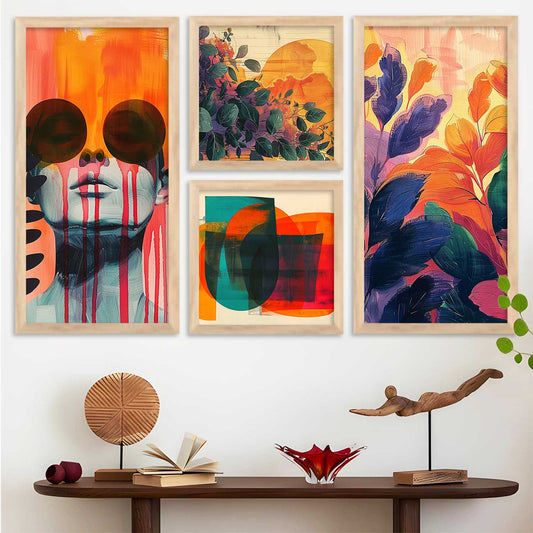 kotart Modern Art Home Decoration Painting Abstract Paintings With Frame For Living Room Bed Room Hotel Wall Decor