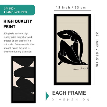 kotart Decorative Modern Big Size Wall Art Home Decor Abstract Painting poster With Frame For Living Room Bed Room Hotel Wall Decor