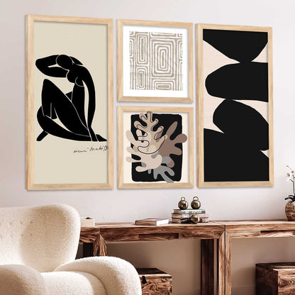 kotart Decorative Modern Big Size Wall Art Home Dacor Abstract Painting poster With Frame For Living Room Bed Room Hotel Wall Decor