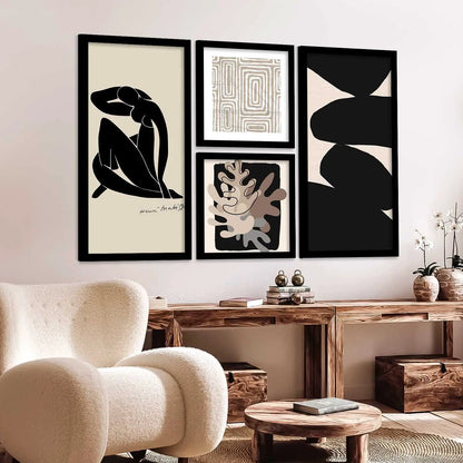 kotart Decorative Modern Big Size Wall Art Home Decor Abstract Painting poster With Frame For Living Room Bed Room Hotel Wall Decor