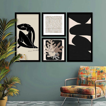 kotart Decorative Modern Big Size Wall Art Home Decor Abstract Painting poster With Frame For Living Room Bed Room Hotel Wall Decor