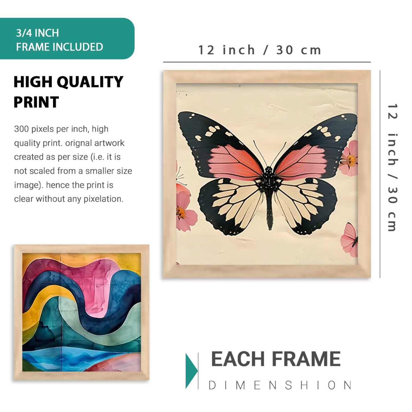 kotart Decorative Modern Wall Art Print With Frame Abstract Paintings For Living Room Bed Room Hotel Wall