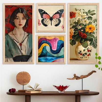 kotart Decorative Modern Wall Art Print With Frame Abstract Paintings For Living Room Bed Room Hotel Wall