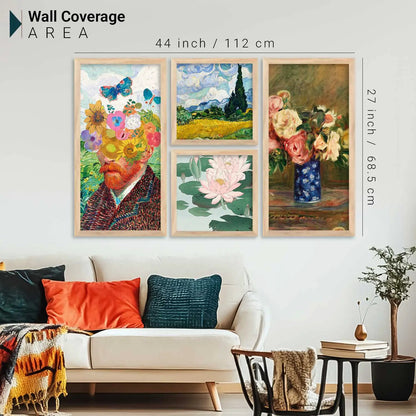 kotart Painting Modern Big Size Wall Art Home Decoration Paintings With Frame For Living Room Bed Room Hotel Wall Decor