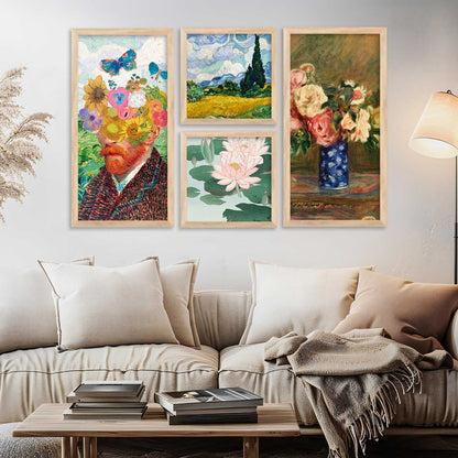 kotart Decorative Modern Big Size Wall Art Home Dacor Painting poster With Frame For Living Room Bed Room Hotel Wall Decor